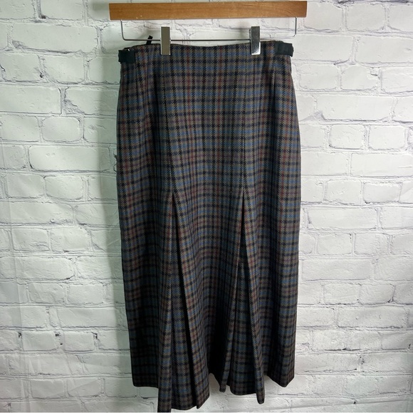 DAKS London Wool Vintage Skirt Small - Picture 2 of 7